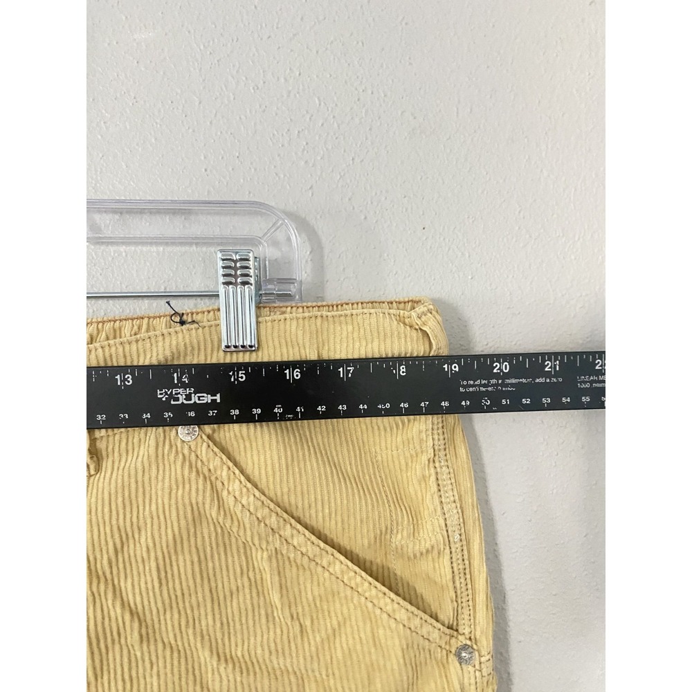 Free People We the Free Second Chances Corduroy Drawstring Yellow Shorts Sz XL - Picture 8 of 10